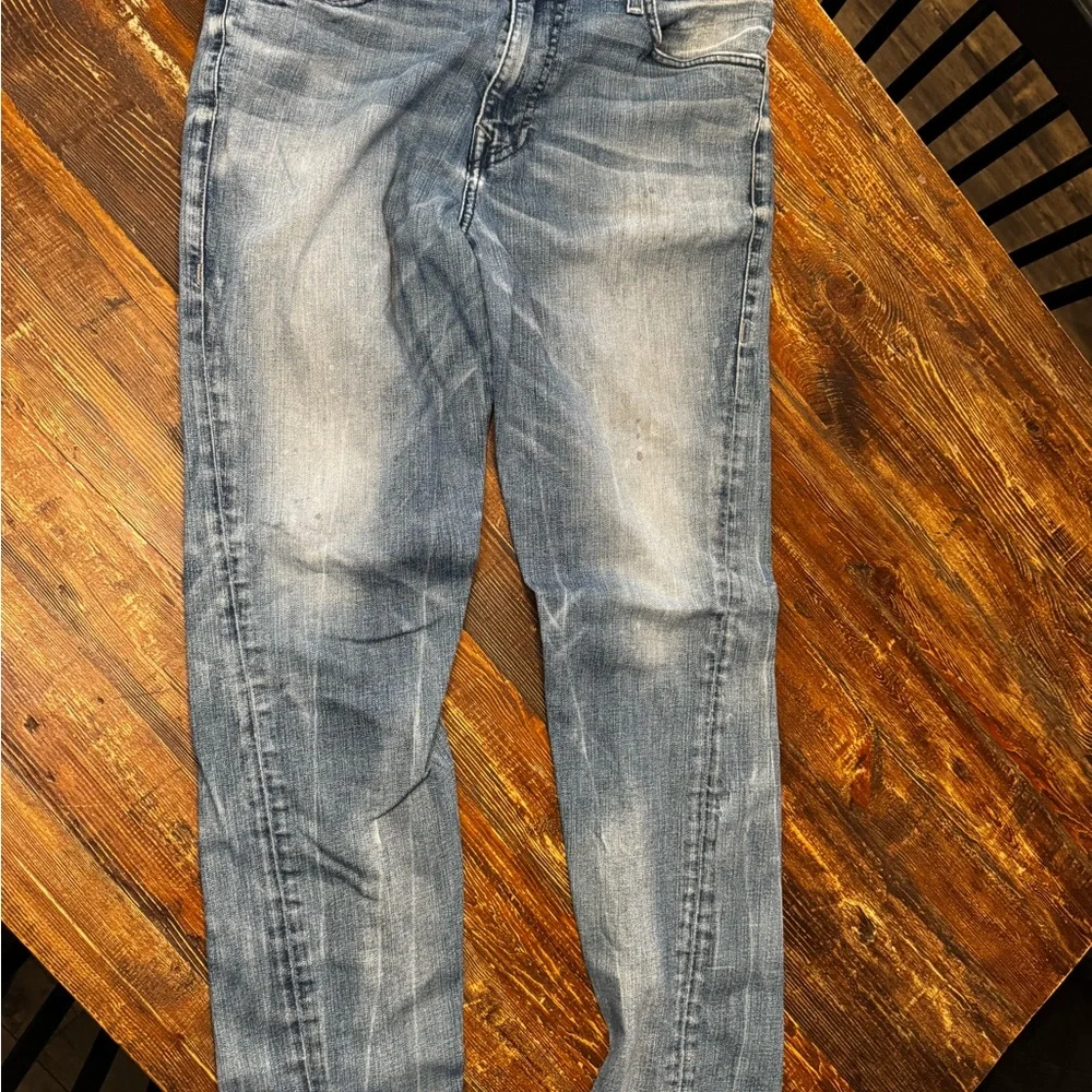 True Religion Men’s Light Blue Slouchy Skinny Jeans